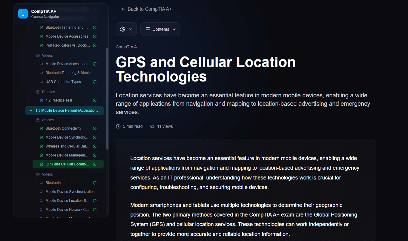 In-Depth Study Articles screenshot